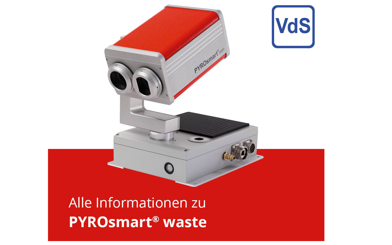 Müllbunker-Überwachung: Infrarot-Temperaturüberwachung, Brandfrüherkennung und gezieltes, automatisches Löschen mit PYROsmart® waste